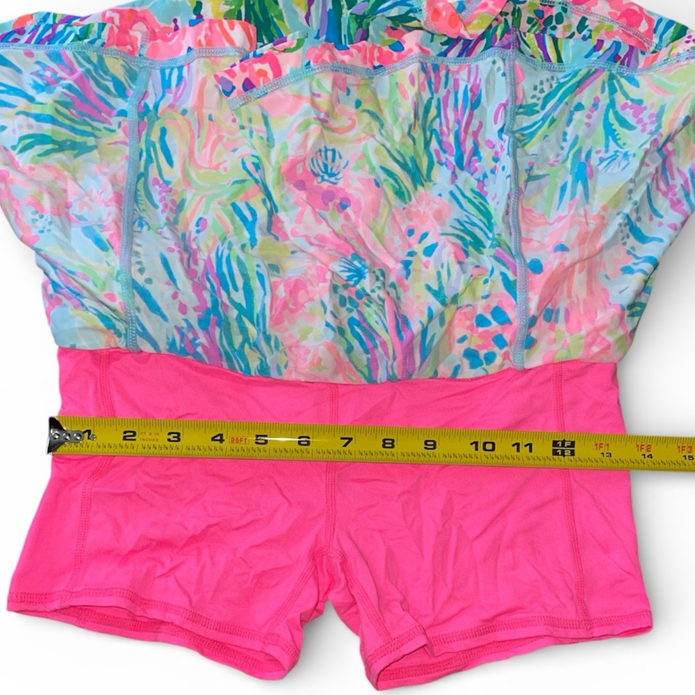 Lilly Pulitzer Luxletic Alia Fan Sea Pants Skort - Picture 5 of 9